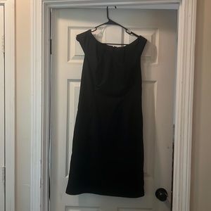 Simple Black dress knee length